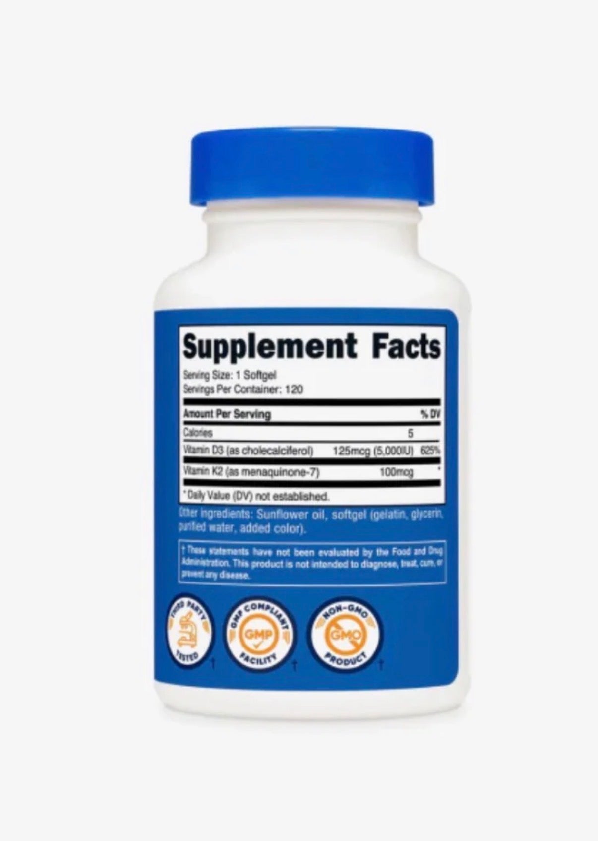 VITAMINA K2 + D3 - 120 DOSES