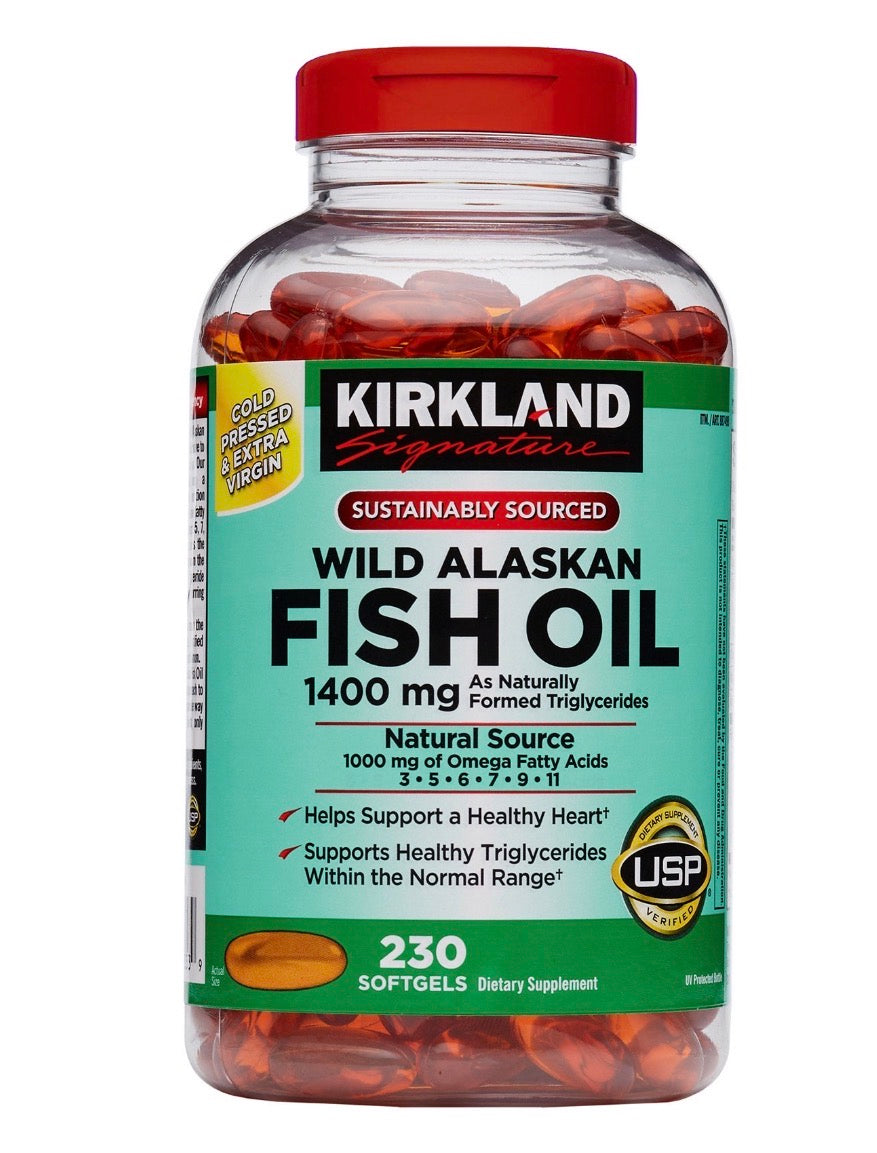 OMEGA 3 KIRKLAND 1400MG - 230 SOFTGELS