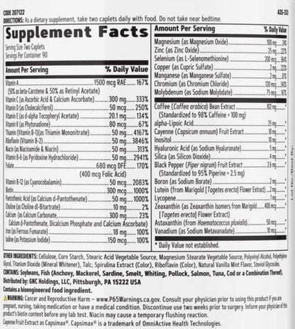 MULTIVITAMINICO GNC MULHERES - 180 TABLETES