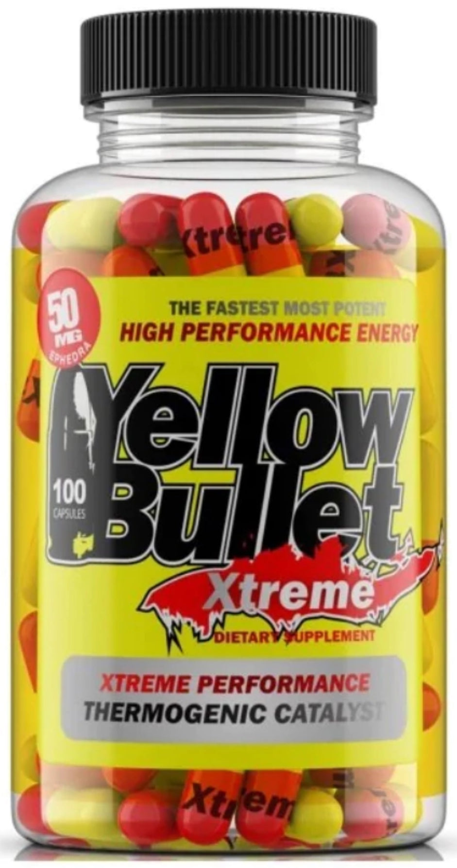 TERMOGÊNICO AMERICANO YELLOW BULLET EXTREME - 60 CÁPSULAS