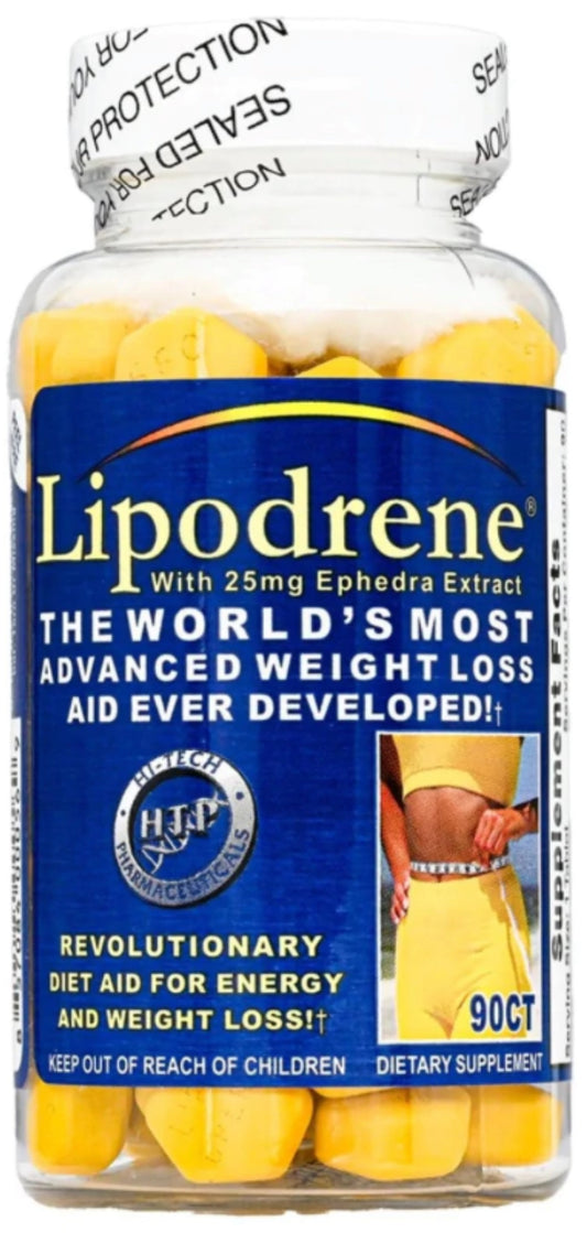 LIPODRENE IMPORTADO - 90 TABLETES
