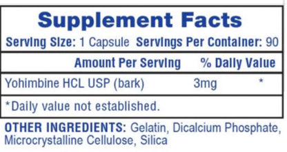 YOHIMBINE HI-TECH 90 CAPSULAS