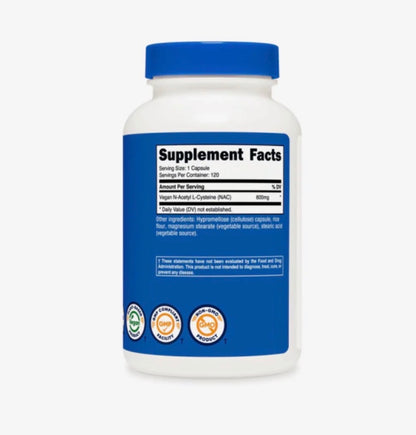 NAC NUTRICOST 600MG - 120 DOSES